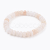 Natural Pink Aventurine Beads Stretch Bracelets BJEW-JB03376-03-1