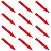 PVC Self Adhesive Arrow Label Stickers DIY-CP0013-44B-1