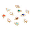 20Pcs 10 Color Zinc Alloy Links Connectors ALRI-MP0001-01-2