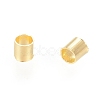 Cadmium Free & Nickel Free & Lead Free Brass Crimp Beads X-E003-G-NF-2