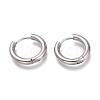 Tarnish Resistant 201 Stainless Steel Huggie Hoop Earrings EJEW-L256-05C-P-1