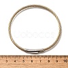 304 Stainless Steel Bangles for Women BJEW-C091-02C-GP-5