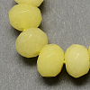 Natural White Jade Bead Strands G-R171-2x3mm-M-2