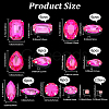 156Pcs 7 Styles Sew on Rhinestone DIY-SP0007-30D-2