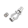 Tarnish Resistant 304 Stainless Steel Magnetic Clasps with Glue-in Ends STAS-K282-02P-2