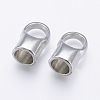 Brass Cord Ends X-KK-19X12-P-2
