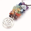 Natural Gemstone Keychain X-KEYC-JKC00163-01-2