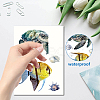 8 Sheets 8 Styles PVC Waterproof Wall Stickers DIY-WH0345-049-3