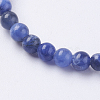 Natural Sodalite Beads Strands X-G-G515-4mm-07-3