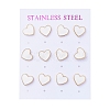304 Stainless Steel Stud Earrings EJEW-I235-04G-C-3