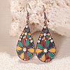 Bohemian Alloy Enamel Dangle Earrings FS-WG2DAA9-02-1