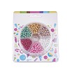 Glass Pearl Bead Sets HY-JP0003-01-2