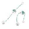 Glass Teardrop Window Hanging Suncatchers HJEW-TADJ0004-1