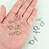 Tarnish Resistant 304 Stainless Steel Toggle Clasps STAS-F114-04P-B-4