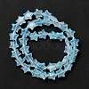 Transparent Glass Beads Strand GLAA-K057-01M-3