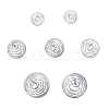 40Pcs 4 Sizes Iron Wire Pendants IFIN-CJ0001-40S-5