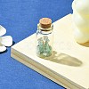 Transparent Glass Wishing Bottle Decoration AJEW-JD00011-04-2