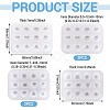 4Pcs 2 Styles DIY Earring Silicone Molds DIY-TADJ0001-17-5