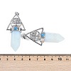 Opalite Faceted Pointed Bullet Big Pendants G-H076-02P-08-3