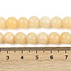 Natural Yellow Calcite Beads Strands G-C251-A01-8mm-5