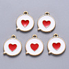 Alloy Enamel Pendants X-ENAM-S121-120A-2