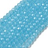 Imitation Jade Glass Beads Stands EGLA-A035-J4mm-D04-2
