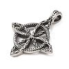 304 Stainless Steel Pendants STAS-E526-02AS-2