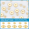 304 Stainless Steel Spacer Beads STAS-UN0008-17G-5
