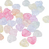 Transparent Crackle Acrylic Beads X-MACR-N006-14-A01-1