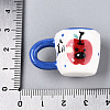 Handmade Porcelain Apple Mug Cup Decoration PORC-T133-21B-4