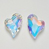 K9 Glass Rhinestone Pendants X-GLAA-F083-01B-05-2