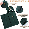 3 Sets Rectangle Velvet Single Watch Storage Bags ABAG-BBC0001-12D-6