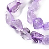 Natural Amethyst(Dyed & Heated) Beads Strands G-P497-01C-47-4