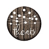 Handmade Porcelain Pendants PORC-WH0005-015-1