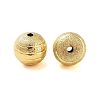 Texture Brass Beads KK-S379-02G-D-2