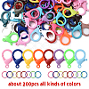 Acrylic Lobster Claw Clasps DIY-YW0011-21A-1