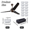 Gorgecraft 6 Sets Ceiling Fan Blade Balancing Kit AJEW-GF0005-53-2