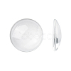 Transparent Glass Cabochons X-GGLA-R026-25mm-2