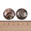 Natural Rhodonite Cabochons G-H1596-FR-25mm-13-3