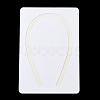 U Shaped Hole Acrylic Pearl Display Board Loose Beads Paste Board ODIS-M006-01H-1