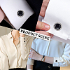 WADORN 1 Set Brass Rhinestone Cufflinks for Men KK-WR0001-11-6