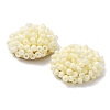 Glass Seed Beaded Cabochons FIND-G058-02E-3