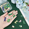 16 Style Alloy Enamel Pendants ENAM-CA0001-31-2
