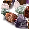 Rough Raw Natural Mixed Gemstone Beads Strands G-J388-06-2