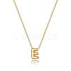 Brass Initial Pendant Box Chain Necklaces for Women FS-WG5C822-05-1