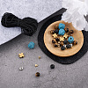 Crafans DIY Men's Gemstone Bracelet with Cross Making Kits DIY-CF0001-21-4