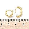 Brass Micro Pave Clear Cubic Zirconia Hoop Earrings EJEW-D311-103G-3