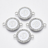 Alloy Enamel Links Connectors ENAM-TAC0003-01S-04D-1