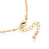 Brass Cable Chain Bracelets for Women BJEW-N032-08F-G-3