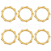 6Pcs Alloy Napkin Rings AJEW-CP0009-05G-1